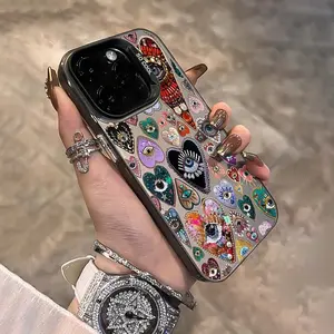 Floral Branch Phone Case Cover, Fashionable Aesthetic Silver Color Shell, Matte Edges, Full Protection, Soft Material, Perfect Gift