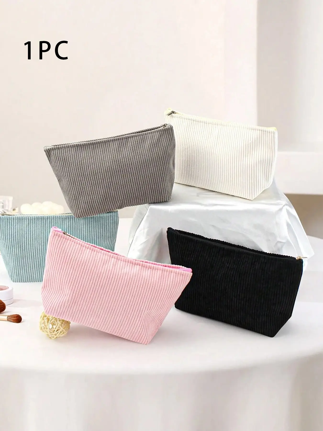 Cosmetic bag, simple multi-colored design, portable travel storage bag, small exquisite versatile travel toiletry bag, Cosmetic Pouch, Makeup Pouch, Makeup Organizer, Cosmetics Organizer, Makeup Bags
