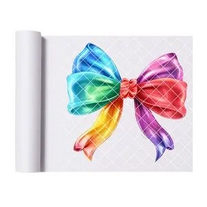 Multi color gummy bow DTF transfer-high quality transfer for printing
