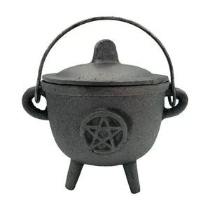 Pentacle Cast Iron Cauldron
