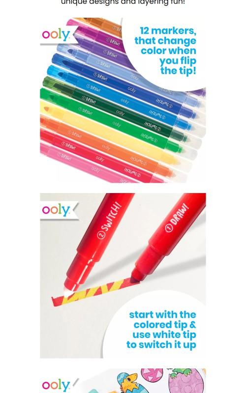 Switch-Eroo Color Changing Markers -  12