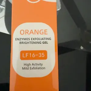 Orange Exfoliating Gel, Moisturizer Face Body Scrub Gel,Deep Cleansing Moisturizing Facial Exfoliator,Natural Orange Peeling Gel Face Scrub，Halloween gift