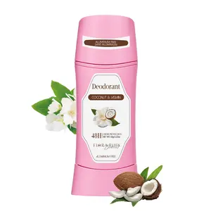 Flora Ruby Whole Body Natural Deodorant Stick – Aluminum-Free, Long-Lasting Odor Protection, Smooth-Glide, Gentle on Skin, Fresh Botanical Scents