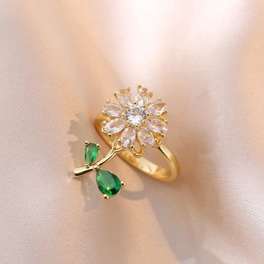 J0068 Sunflower Ring