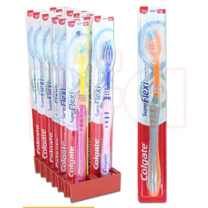 Colgate Super Flexi Soft Bristles Toothbrush with Flexible Neck and Tongue Cleaner for Adults Soft Bristles Oral Care
