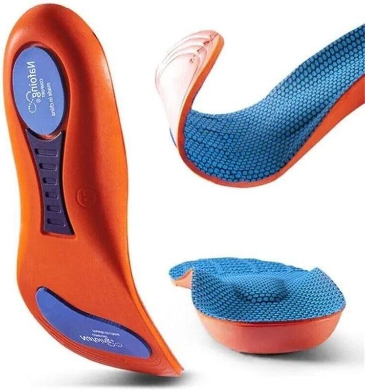 Orthotic Insoles Arch Support Plantar Fasciitis Knee Back Pain Fallen Arches Flat Feet Heel Shock Absorption Comfortable Inserts Foot Correct
