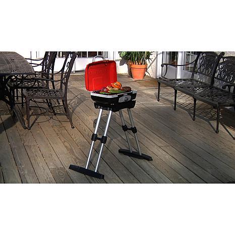 Cuisinart Petit Gourmet Portable Outdoor LP Gas Grill with VersaStand