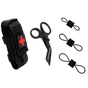 Upgrade For Tourniquet Pouch with Shear, For Molle Tourniquet Holder, For Tactical TQ Trauma Tourniquets Scissors(Without Tourniquet)