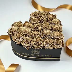 Large Heart Box - Preserved Roses