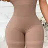 1 High Waist Shapewear Shorts, Fajas, Fit Shaper, Shapewear Womenswear Breathable Body Shaper Smooth Zipper, Tummy Control Butt Lift Seamless Bottoms, Compression Lace Panties, Suitable For Training Or Sports, Perfect Shaper