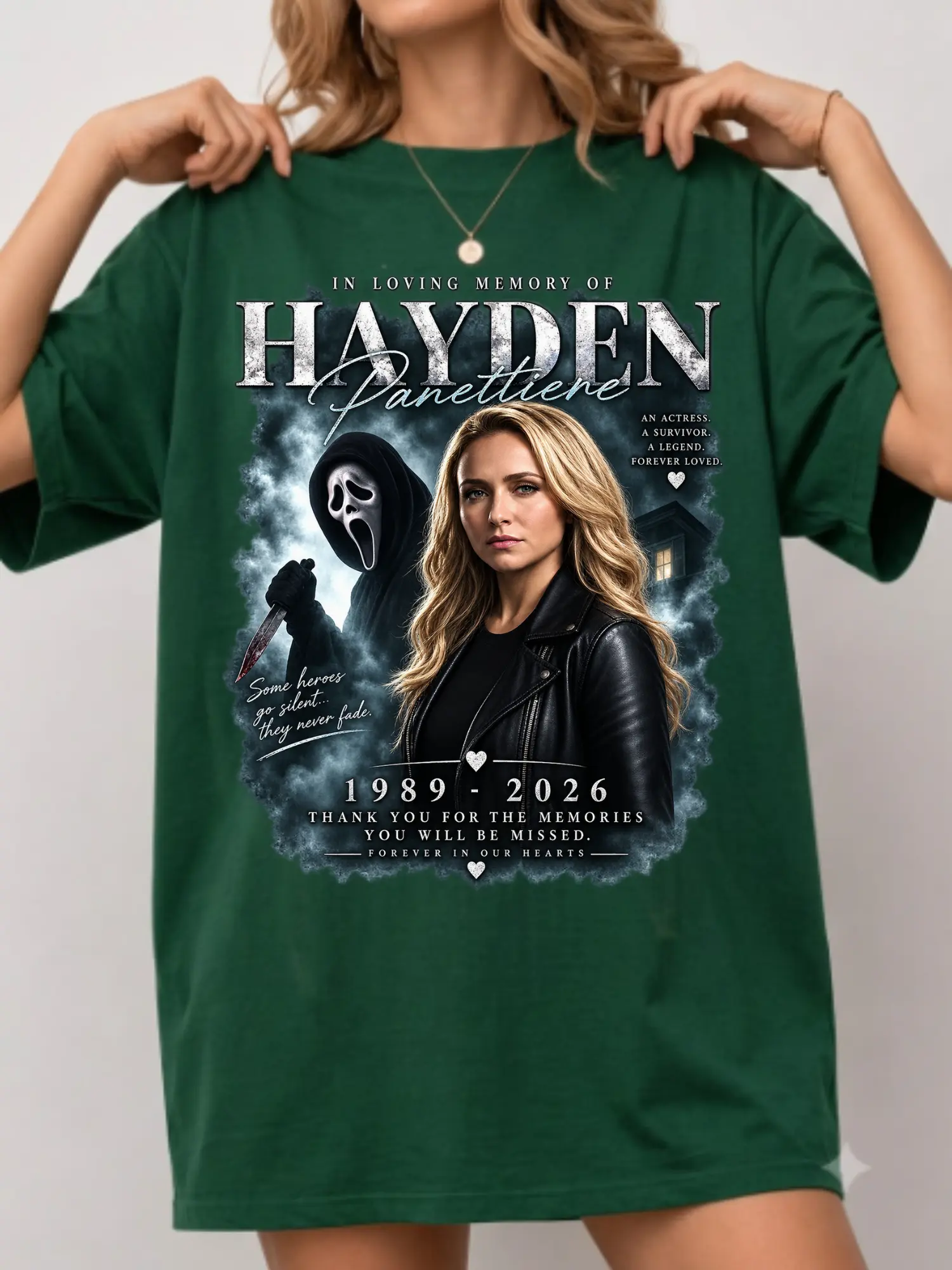 Hayden Panettiere Tribute Collage T-Shirt, Sweatshirt & Hoodie, Vintage Celebrity Graphic Apparel, Retro Fan Keepsake, Unisex Gift