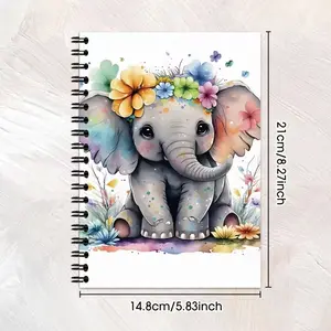 New Bestselling A5 Iconic Memo Pad Notebook, 100 Pages Sketch Book, Spiral Coil Journal, Ideal for Notes and Drawings