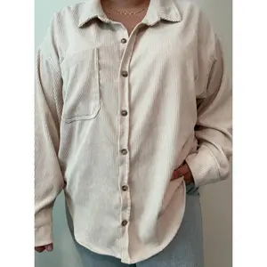 Corduroy Oversized Shacket