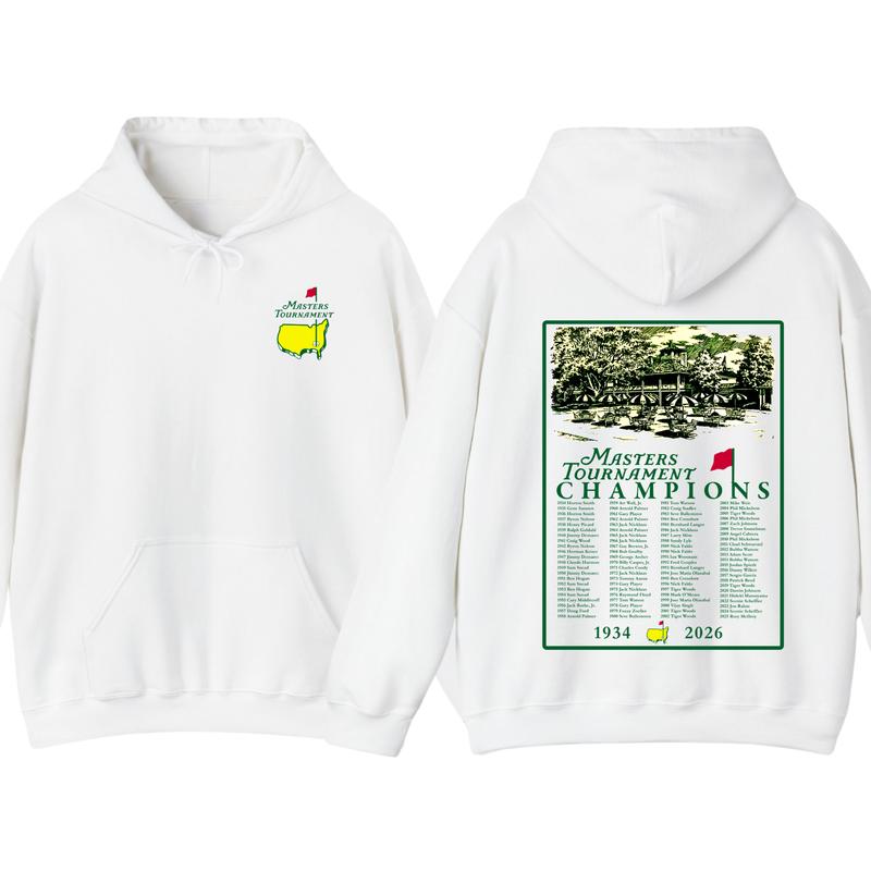 2026 Masters Tournament Augusta 92 Years Hoodie, Golf Tournament Hoodie, The Masters Golf Cup 2 Sided Hoodie, Gifts For Men, Gifts For Boyfriends, Golf Gifts