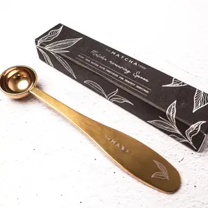 Golden Stainless Steel  Measuring Spoon 1 Gram (1/2 Teaspoon) for  Servings.