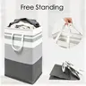 DGAPHRO Laundry Hamper,80L Freestanding Waterproof Laundry Basket, Collapsible Dirty Clothes Hampers for Laundry with Reinforced Handles in Laundry Room, College Dorm, Bathroom, Bedroom,Decor, Home Accessory.