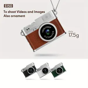 digital cameras S150 Action Camera, 1080P, Small Keychain Camera, Easy to Carry, TF Card, HD Photo And Video Recording, Travel, Vlog, Outdoor Adventure, Exploration Equipment, Lively Aesthetics, Durable Structure,