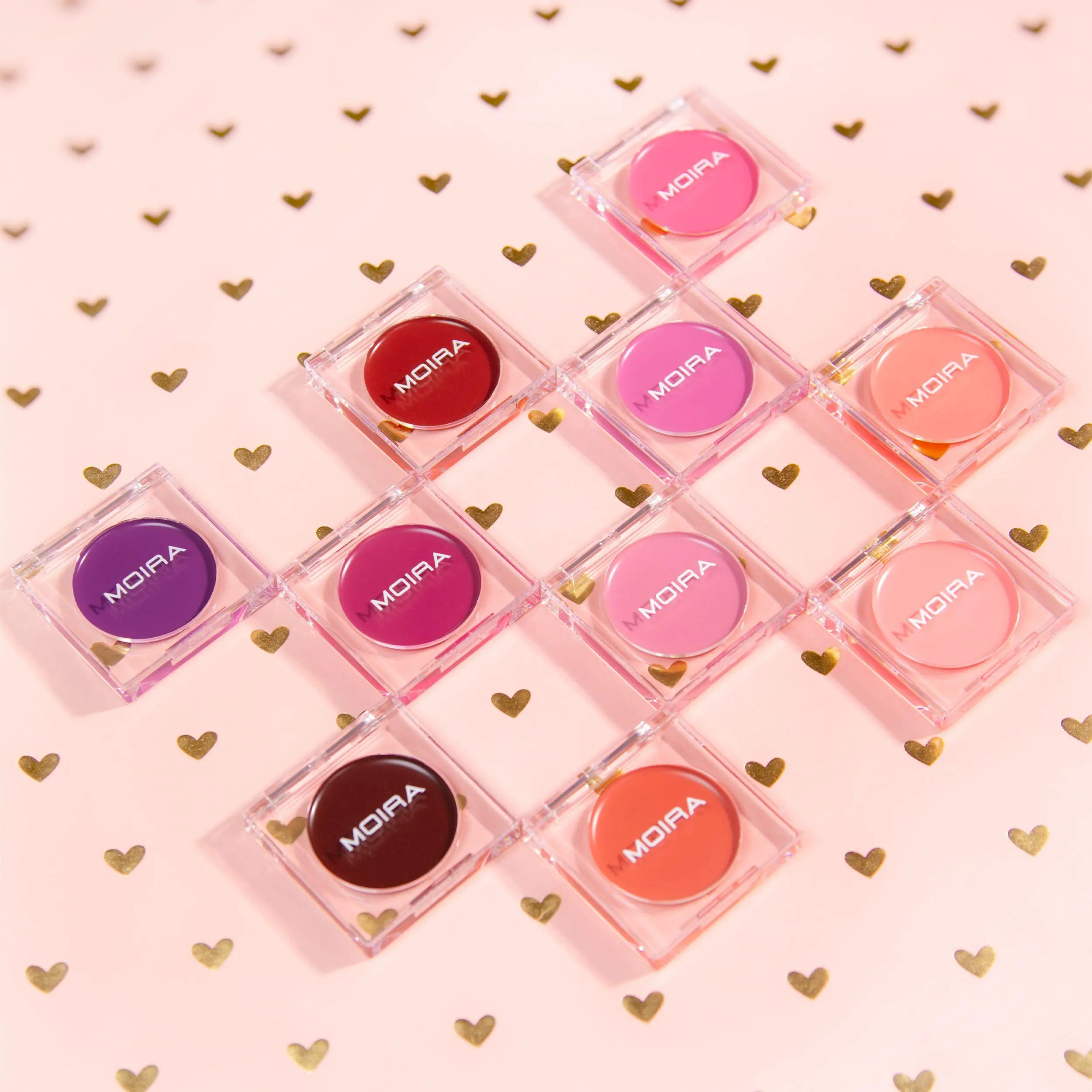 MOIRA | Loveheat Cream Blush Bundle (011–020) | Dewy Cream Blush Collection with Buildable Color