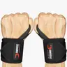 DMoose Fitness Weightlifting Wrist Wraps - Targeted Support Lifting Straps, Portable Workout Accessories, Strength Training Gym Accessory for Home Gym Use