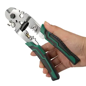 Newshark Wire Rope Cutter, Steel Cable Cutting Tool, Comprehensive Line Worker Pliers for Wires, Cables, and Ropes