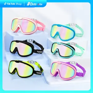 Sharkite Kids Swimming Goggles for 4-15 Years Boys & Girls, Wide Angle, Anti-Fog, UV Protection, Waterproof, Leakproof