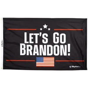 Let's Go Brandon American Flag