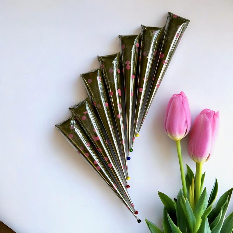 5-pack Henna Squared - Natural Henna Cones - 15-18g - deep maroon color