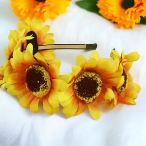 Sunflower Headband - Boho Chic Headpiece 🌻
