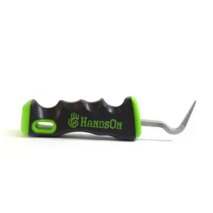 HandsOn Hoof Pick - Ergonomic Handle & Versatile Metal Hook for Comfortable Grooming - Durable & Long-Lasting Tool for Trimming Grinding and Cleaning