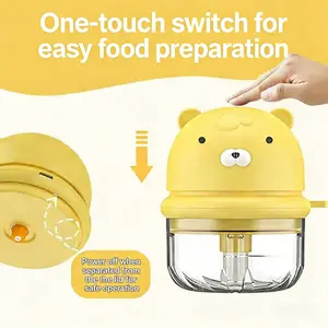 The electric garlic grinder with a small shovel attachment means you won't have garlic all over your hands when cooking anymore! #Garlic Grinder #Electric Garlic Grinder #Baby Food Maker #Garlic Blender #Home Garlic Grinder