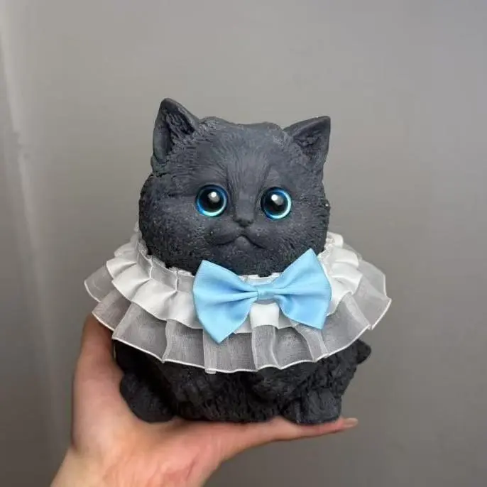 Christmas Gift Cute Simulation Cat Squishy Toy Slow Rebound Stress Relief Squeeze Fidget Toy for Xmas Stocking Stuffer . Xmas Kawaii Kitty Squishy Fidget Toy Soft Squeeze Stress Relief Christmas Decor Holiday Gift for Cat Lovers
