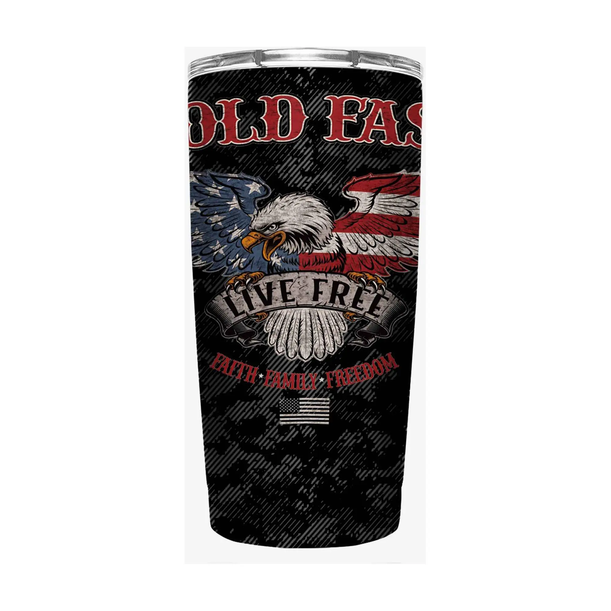 Kerusso 20-oz Dual Wall Tumbler - Hold Fast Eagle