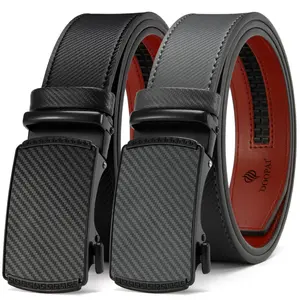 Men's Belt Hot-selling Film Alloy Automatic Buckle Leather