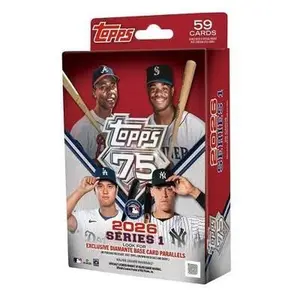 Topps 2026 Series 1 Baseball Trading Cards 59 Cards per Pack Exclusive Diamente Base Card Parallels Collectible Sports Memorabilia