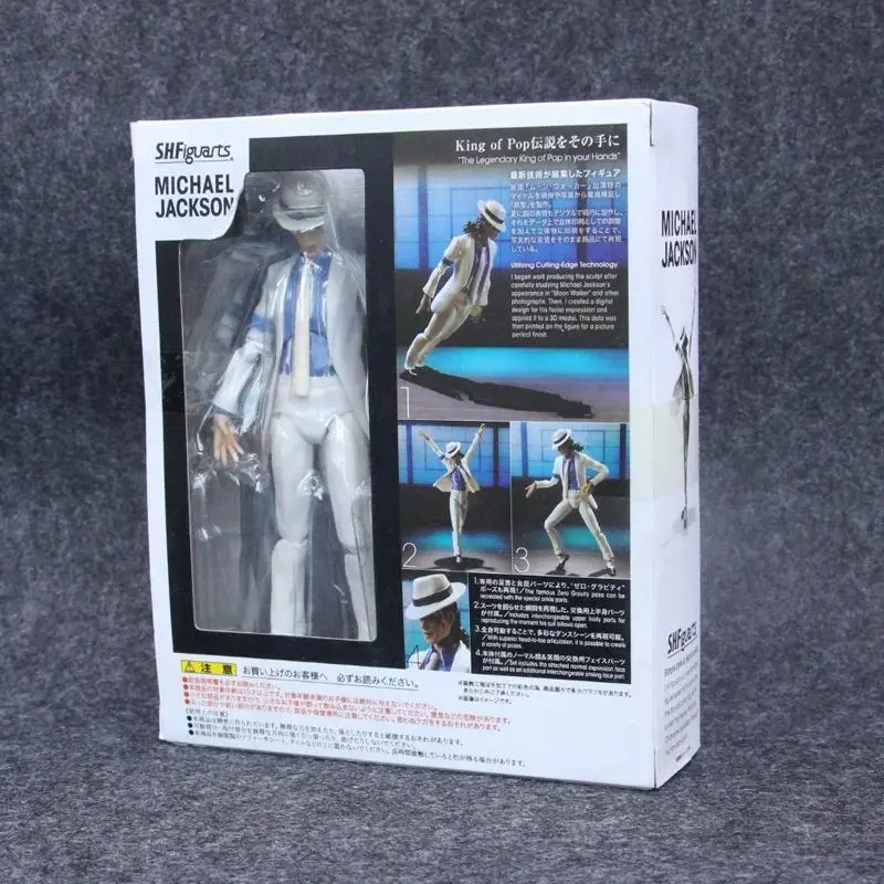Michael Jackson Smooth Criminal Moonwalk Collection BJD Action Figure Model Toys 14cm