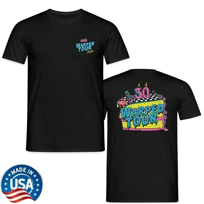 Exclusive Van Warped Tour 2025 30 Years Anniversary Unisex reprint Shirt - High Quality