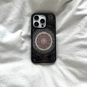 Original Retro Sanskrit Phone Case — Compatible with iPhone 17/16/15/14/13 Pro/Plus/Pro Max. A brand-new design featuring a matte finish, drop protection, and shock resistance—suitable for both men and women. (iPhone 17/16 Pro Max Case)