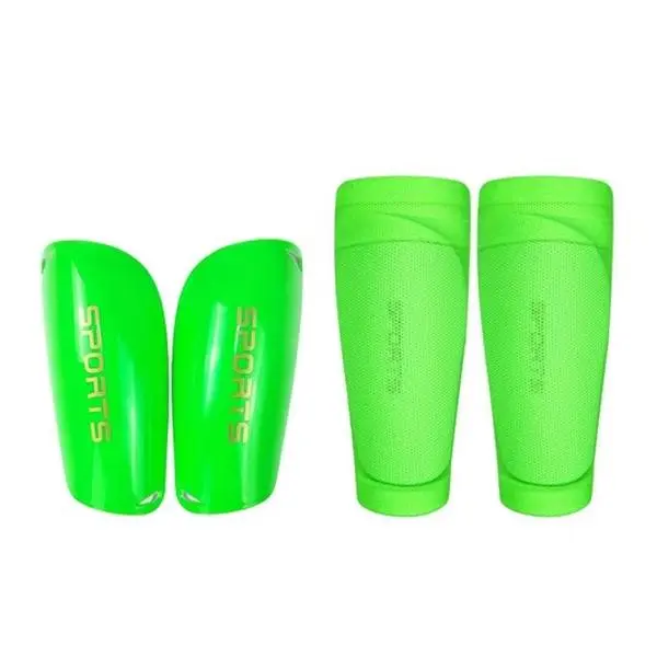 Football/soccer Shinguards and calf sleeves. I pair of shinguards and 1 pair of calf sleeves. Available in size S,M,L and in 10 different colors. Juego de espinilleras con mangas de compresión