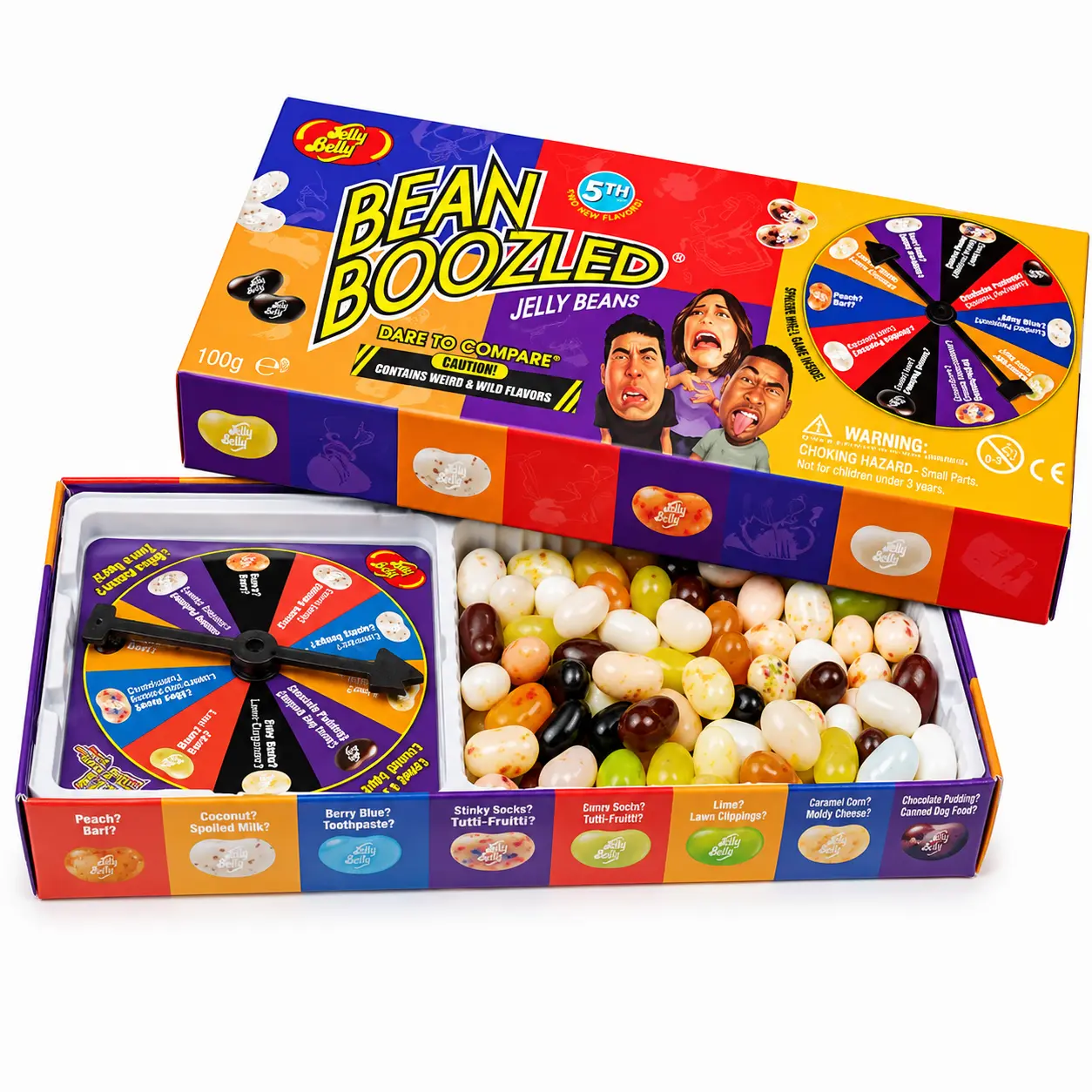 Jelly Belly Bean Boozled Spinner Gift Box Game, Net Wt 3.5oz