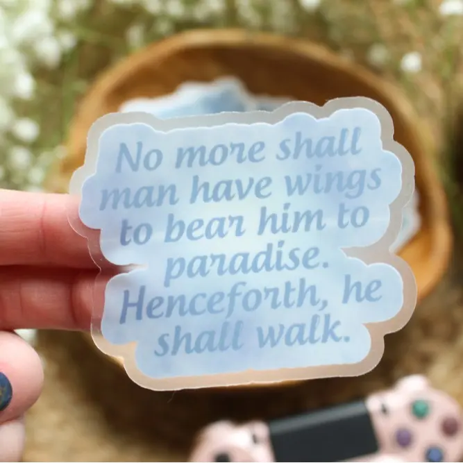 Venat Sundering Quote Waterproof Vinyl Sticker | Matte Finish | Final Fantasy XIV | FFXIV | Endwalker | 3" x 2.5"
