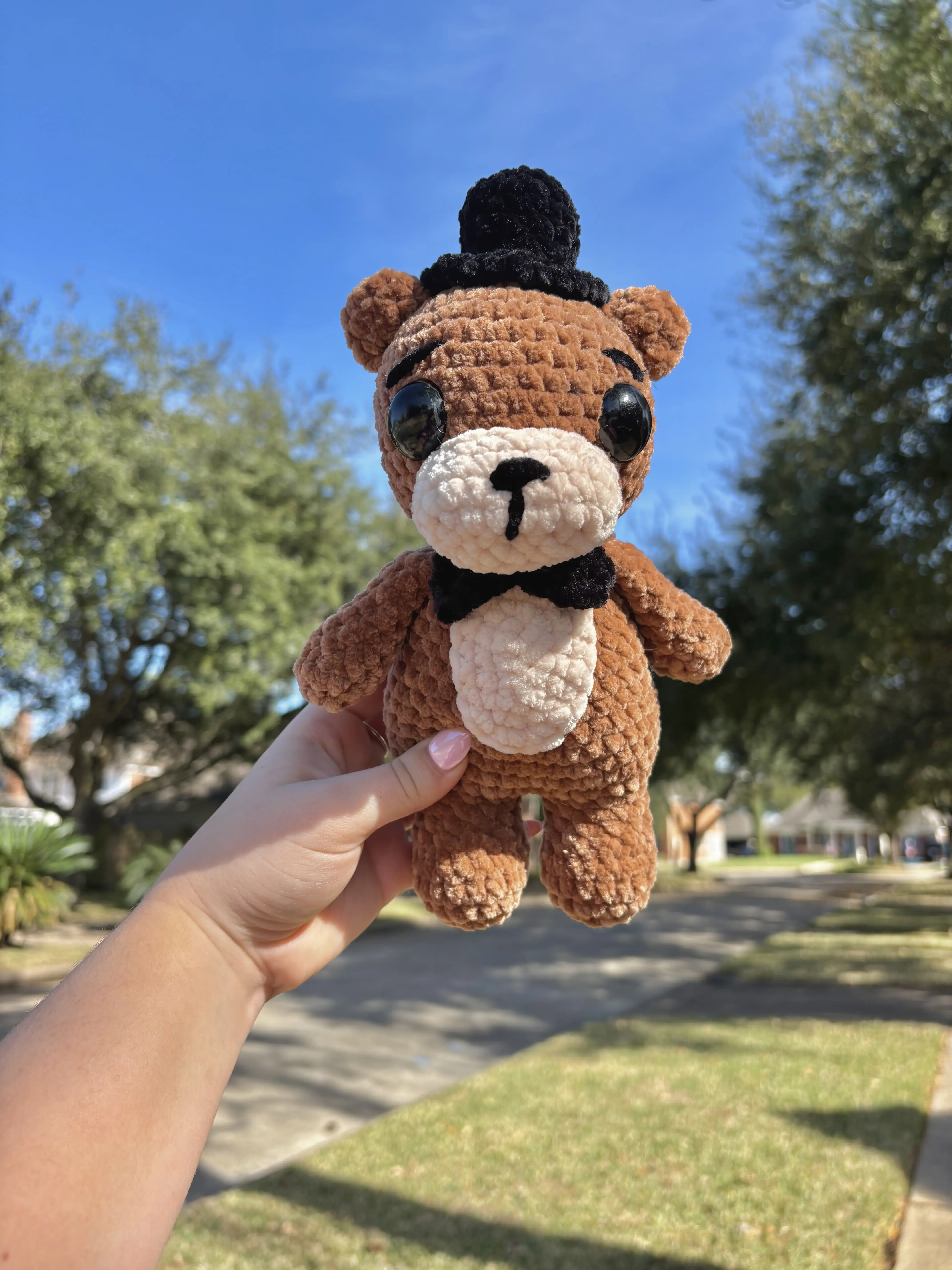 Handmade Crochet Freddy Fazbear