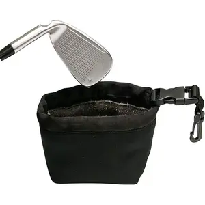 Portable Golf Ball Cleaner Bag |   Easy Clean Diving Cloth & Detachable Design