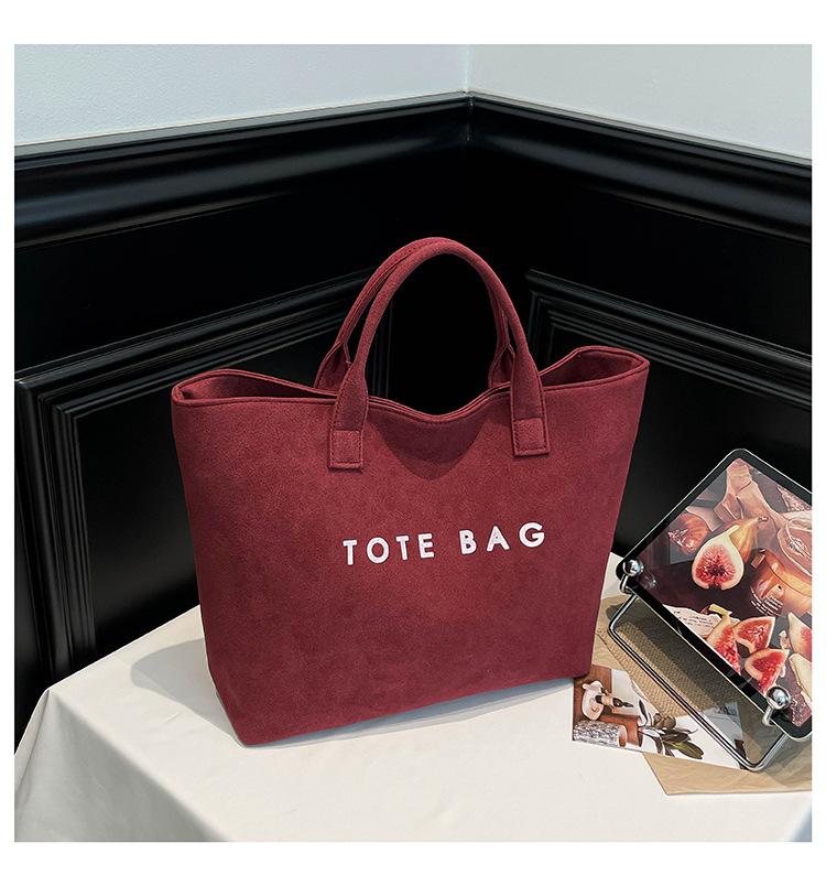 New Large Capacity Tote Bag for Women | Chic Minimalist Luxury Handbag | Trendy Commuter Work Bag | Versatile Everyday Shoulder & Top Handle Purse | Stylish Must-Have