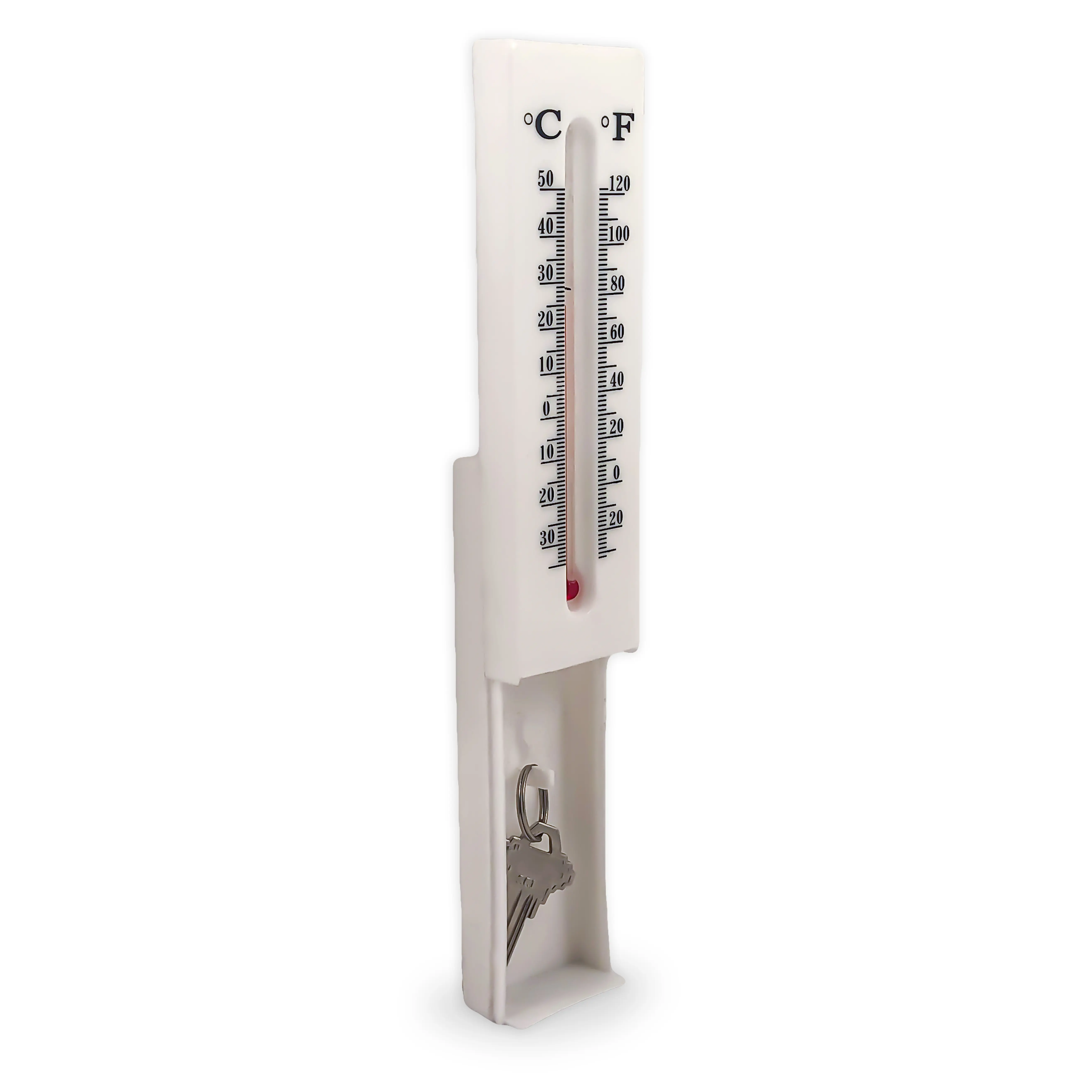 Flipo Diversion Safe Thermometer - Real Working Fahrenheit and Celsius Temperature Measurement for Indoor and Outdoor Use
