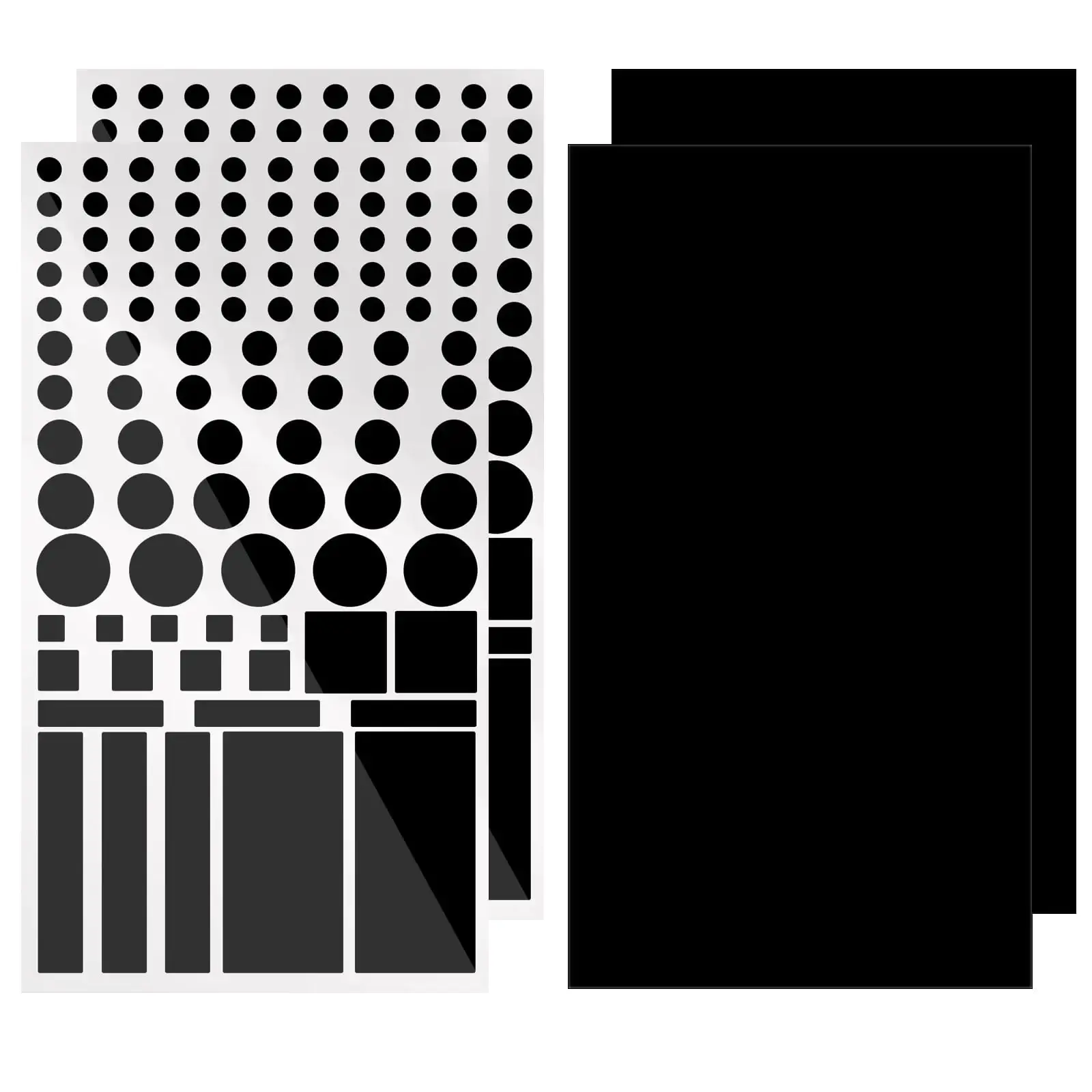 LED Light Blocking Stickers mmcrz LED Light Blackout Sticker Light Dimming Stickers LED Filters Dimming Sheets for Routers TV LED Covers Blackout (Black-4 Sheet)