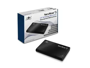 Vantec NexStar 6G 2.5” SATA III to USB 3.2 Gen1 External SSD/HDD Enclosure NST-268S3-BK