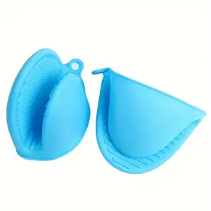 Multifunctional Silicone Kitchen Gloves, Kitchenware, Heat Resistant Oven Mitts, Easy to Carry, Ideal for Home and Outdoor Kitchens