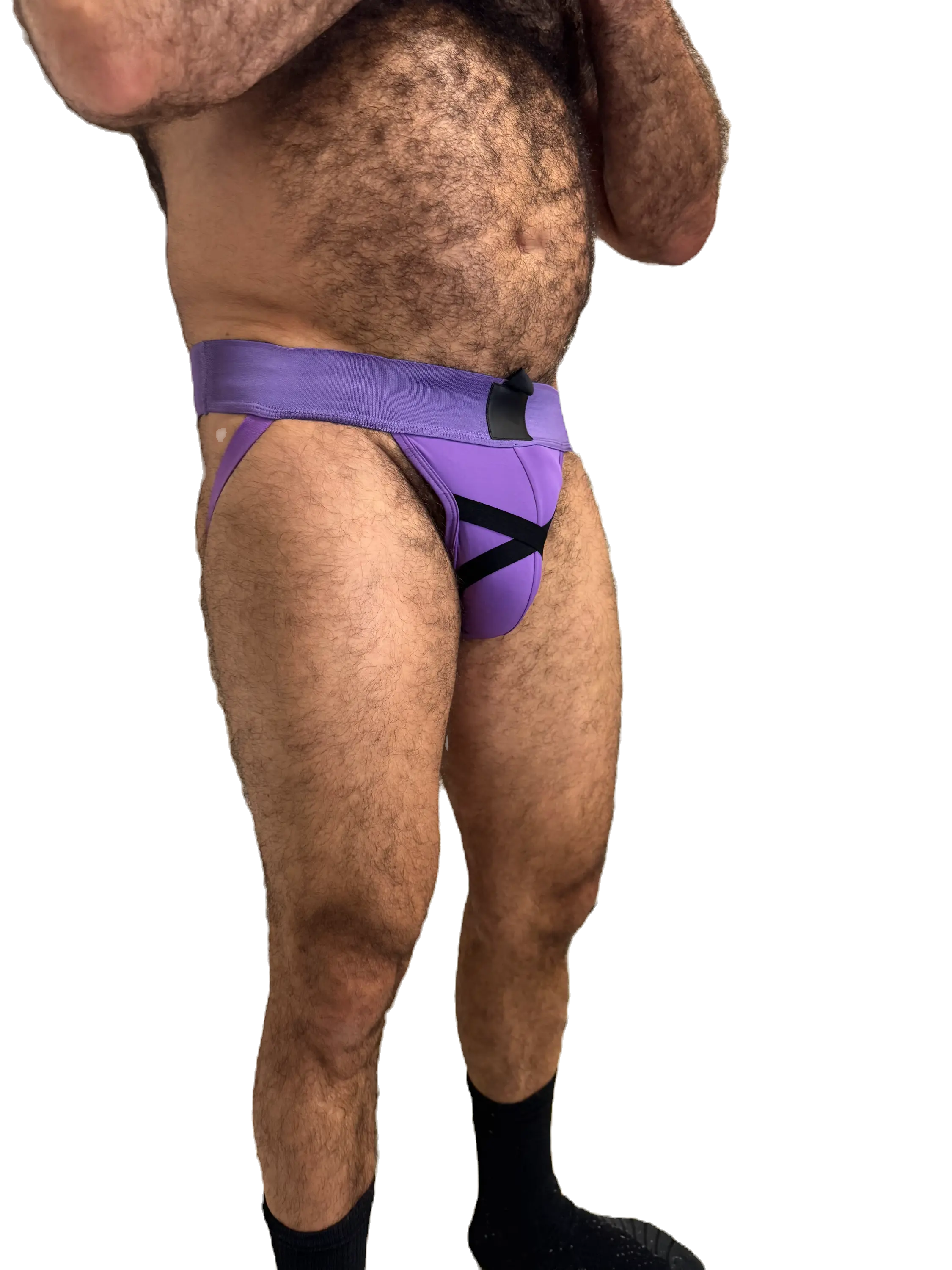 Sneaker Inspired C-Type Jockstraps- Purple
