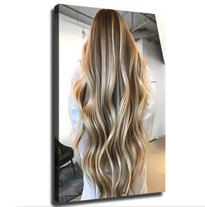 Hairdresser Hair Salon Hairstyle Poster and Prints Fashion Hair Colour Wall Art Modern Painting Aesthetic Picture Salon Decor