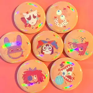7 Ops (NOT COMBO 6)Digital Circus Rainbow Holographic Buttons